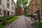 Courtyard of Professor`s Garden at Collegium Maius, Cracow