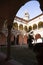 The courtyard of Rivalta castle