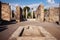 Courtyard of a ruined villa