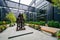 Courtyard at the Sagamore Pendry Hotel in Fells Point, Baltimore, Maryland