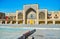 The courtyard of Seyed Mosque, Isfahan, Iran