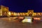 Courtyard of Shah Abbasi Caravanserai at night. Isfahan. Iran