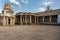 Courtyard at Shravanabelagola Jain Tirth in Karnataka, India.