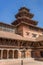 Courtyard of the Sundari Chowk temple on Durbar square in Patan