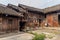 Courtyard of a traditional wooden house in Furong Zhen town, Hunan province, Chi