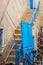 The courtyard of a typical house in Sidi Bou Said,Tunisia