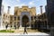 Courtyard of the Ulugh Beg Madrasa in Samarkand