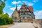 Courtyard of Veste Coburg castle in Germany