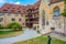 Courtyard of Veste Coburg castle in Germany