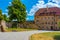 Courtyard of Veste Coburg castle in Germany