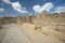 Courtyard and wall at ancient Egyptian Karnak Temple