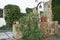 Courtyard well of Olivenza castle, Spain