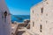 Courtyard of yard of the Spanish fortress in croatian Hvar