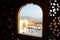 The courtyards from a window. Amer Palace (or Amer Fort). Jaipur. Rajasthan. India