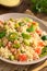 Couscous with Chicken, Leek and Tomato