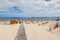 Cova da Alfarroba beach in Peniche, Portugal.