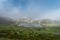 Covadonga lakes landscape. Picos de Europa national park. Asturias . Spain