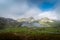 Covadonga lakes landscape. Picos de Europa national park. Asturias . Spain