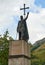 Covadonga, Spain - September 3, 2012. Don Pelayo Statue in Covadonga