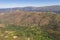 Covas do Rio drone aerial view in Serra da Freita Arouca Geopark, in Portugal