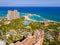 Cove Beach aerial view at Paradise Island, Bahamas