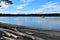 Cove at Rebecca Spit, Quadra Island, British Columbia.