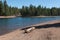 A cove in Stampede Reservoir in northern California