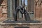 Coventry, Warwickshire, UK, June 27th 2019, reconciliation memorial sculpture at the Cathedral Church of Saint Michael