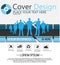 Cover design businessman simple flyer heavenly