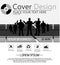 Cover design businessman simple flyer for web