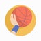 Cover for Highlights in Social Media. Sports blog, basketball