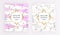 Cover Spring sale, line design with marble texture and gold glitter frames, purple colors background. Template for design invitati