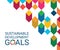 Cover. Sustainable Development Goals Colors. Vector Illustration