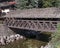 Covered Bridge across Gore Creek in Vail Village, Colorado.