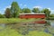 Covered bridge over Tug Fork -  Staats Mill Covered Bridge