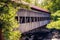 Covered bridge in White Mountain National Forest New Hampshire