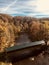 The covered bridges of Ashtabula County in autumn are the treasure of Ohio`s Ashtabula County - OHIO