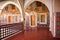 Covered corridor in the famous Kykkos monastery.