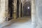 Covered courtyard inside the caravanserai