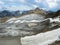 Covered glaciers in the Stubai Alps