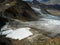 Covered glaciers in the Stubai Alps