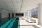 Covered swimming pool in a private residence