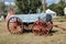 Covered wagon outdoors.