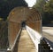 Covered Walkway Across the Overpass Closeup