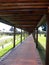 Covered walkway at hotel