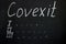 Covexit chalkboard writing and dividing activities into clauses