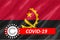 COVID-19 on Angola Flag