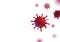 COVID-19 background, coronavirus outbreak, viral disease pandemic vector illustration