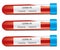 COVID-19 blood analysis, with different answers.