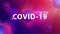 Covid 19 Coronavirus background template Breaking News Television